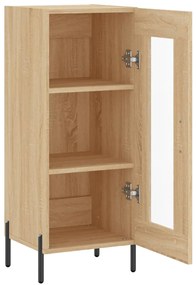 vidaXL Ντουλάπι Sonoma Δρυς 34,5x34x90 εκ. από Επεξεργασμένο Ξύλο