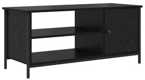 vidaXL Ντουλάπι TV Μαύρη δρυς 100 x 40 x 45 cm Επεξεργασμένο ξύλο