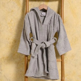 Παιδικό Μπουρνούζι Melinen Bloom Kids Silver Γκρι 8-10 Ετών