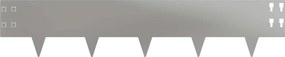 vidaXL Περίγραμμα γκαζόν 30 τμχ. 100 x 20 cm Γαλβανισμένος Χάλυβας