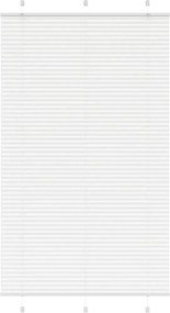 vidaXL Πλισέ περσίδα Λευκό 115x200 cm Πλάτος υφάσματος 114,4 cm