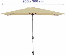 Solskjerm Marbueno Καφέ 200 cm 200 x 300 cm