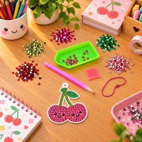 Κατασκευή με διαμαντάκια Lovely Cherries Colorem - 6+
