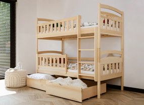 IGNAŚ 80x160 pine bunk bed Lano Furniture