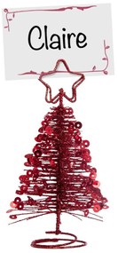 Βάση για κάρτες θέσεων Χριστουγεννιάτικο Δέντρο Fééric Lights &amp; Christmas - Red