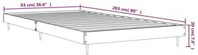 ΠΛΑΙΣΙΟ ΚΡΕΒΑΤΙΟΥ SONOMA ΔΡΥΣ 90X200 ΕΚ. ΕΠΕΞΕΡΓΑΣΜΕΝΟ ΞΥΛΟ 832272