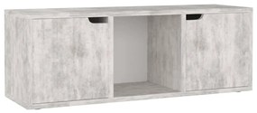 vidaXL Έπιπλο Τηλεόρασης Σκυρόδεμα 88,5x27,5x30,5 εκ. από Επεξ. Ξύλο