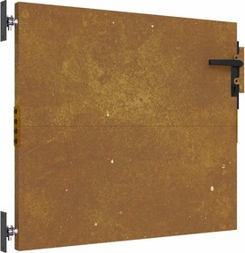 vidaXL Πόρτα Κήπου από Ατσάλι Corten 85x75 εκ.