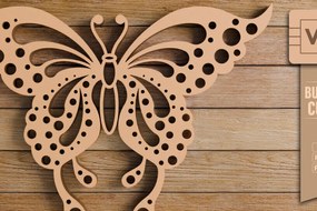 Intra απο ξύλο plywood 3mm-4mm πάχος πεταλούδας και κοπής CNC Δίασταση 20x30 cm INTRAFABR-98850319