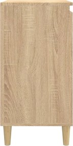 vidaXL Κομοδίνα 2 τεμ. Sonoma Δρυς 40x35x70 εκ. από Επεξεργασμένο Ξύλο