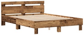 vidaXL Ξύλινο Κρεβάτι Ανακυκλωμένο Ξύλο 150 x 200 εκ. Ανθεκτικό