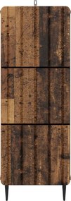 vidaXL Ντουλάπι με Συρτάρια 33 x 34,5 x 92 εκ. Επεξεργασμένο Ξύλο