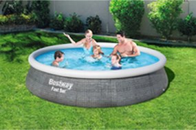 Φουσκωτή Πισίνα Bestway Γκρι 7340 L 396 x 84 cm