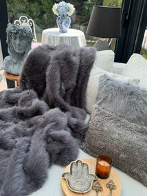 Ριχτάρι Καναπέ Ανθρακί LOLITA 200x75