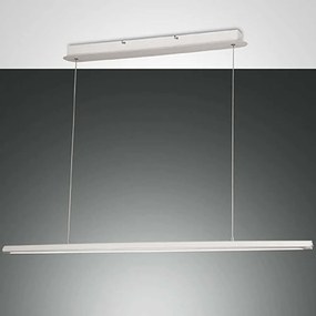 Φωτιστικό Οροφής - Ράγα Mason 3696-45-102 42W Led 111x200cm White Fabas Luce Μέταλλο, Μεθακρυλικό