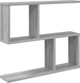 vidaXL Ράφι Τοίχου Γκρι Sonoma 60 x 12 x 50,5 εκ