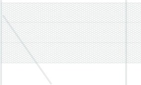 vidaXL Φράχτης Εξαγώνου Πράσινο 1,4 x 10 m PVC