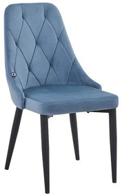 Dining Chair 2024 Fylliana Blue 58x44x88 cm