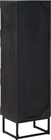 vidaXL Highboard Μαύρο 35 x 30 x 120 cm