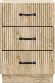 vidaXL Κομοδίνο Sonoma Δρυς 43 x 41 x 63,5 εκ. Επεξεργασμένο Ξύλο