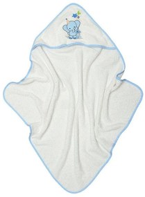 Κάπα κεντητή Elephant Blue 75x75