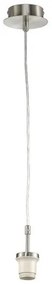Σώμα Κρεμαστού Φωτιστικού 1xE27 40 W m6 - LOFT 4 Fischer Honsel-52601-Νίκελ Ματ 52601