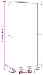 ΣΧΑΡΑ ΚΑΥΣΟΞΥΛΩΝ ΜΑΤ ΜΑΥΡΟ 110X28X214 ΕΚ. ΑΤΣΑΛΙ 350311