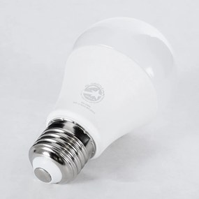 GloboStar® 60045 Λάμπα LED E27 A60 Γλόμπος 10W 1000lm 260° AC 220-240V IP20 Φ6 x Υ11cm Ψυχρό Λευκό 6000K Dimmable - 3 Years Warranty