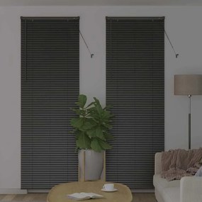 vidaXL Ρολό Παραθύρου με κουρτίνες Άλλο Μαύρο 80 x 130 εκ Αλουμίνιο