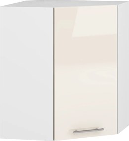 VENTO GN-60/72 corner top cabinet, color: white / beige DIOMMI V-UA-VENTO-GN-60/72-BEŻOWY