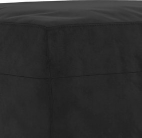 vidaXL Υποπόδιο Μαύρο 60x50x41 εκ. Βελούδινο
