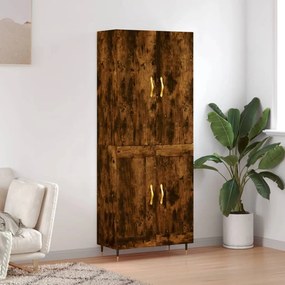 vidaXL Ντουλάπι Καπνιστή Δρυς 69,5x34x180 εκ. από Επεξεργασμένο Ξύλο