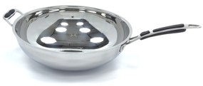 Wok Pan - Ø36cm - Stainless Steel - Induction