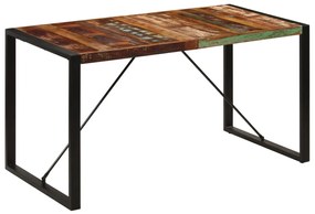 vidaXL Τραπεζαρία 140 x 70 x 75 εκ. από Μασίφ Ανακυκλωμένο Ξύλο