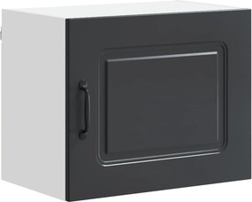 vidaXL Πάνελ πλυντηρίου πιάτων Kalmar 2 pcs Μαύρο Επεξεργασμένο Ξύλο
