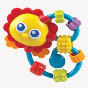 Κουδουνίστρα Με Μασητικό Curly Critters Lion 0182514 0+ Μηνών Multi Playgro