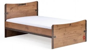Παιδικό κρεβάτι ημίδιπλο 120×200εκ. BLACK PIRATE  KS-1315 Cilek