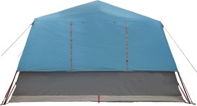 vidaXL Αυτόματη Τέντα Μπλε 365 x 380 x 200 εκ Πολυεστέρας και Χάλυβας