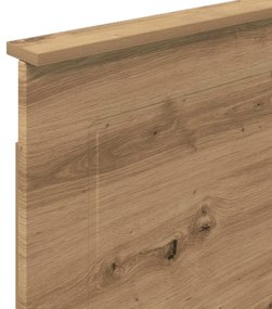 vidaXL Κεφαλάρι Artisan Oak 80 cm Επεξεργασμένο ξύλο