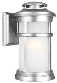 Απλίκα Φωτιστικό Τοίχου 1xE27 IP44 Φάρος 33cm Newport Elstead Lighting-FE-NEWPORT-M-PBS-Ασημί FE-NEWPORT-M-PBS