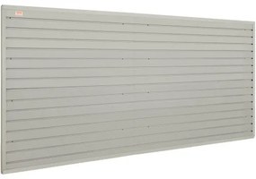 VEVOR Slatwall Panels, 4 ft x 1 ft Gray Garage Wall Panels 12&quot;H x 48&quot;L (Set of 8 Panels), Heavy Duty Garage Wall Organizer Panels Display for Retail Store, Garage Wall, and Craft Storage Organization