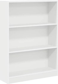 vidaXL Βιβλιοθήκη Λευκή 80x24x109 εκ. από Επεξεργασμένο Ξύλο