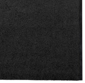 vidaXL Χαλάκι Εξώπορτας Μαύρο 120 x 400 cm Πολυαμίδιο και PVC