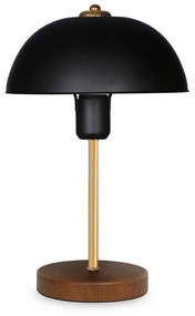 Φωτιστικό επιτραπέζιο Stuart Megapap μέταλλο/Mdf/πλαστικό χρώμα χρυσό/μαύρο 23x12x38εκ. - 0123701
