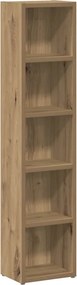 vidaXL Ντουλάπια CD 2 τεμ. Artisan Δρυς 21x16x93,5 εκ Επεξ. Ξύλο