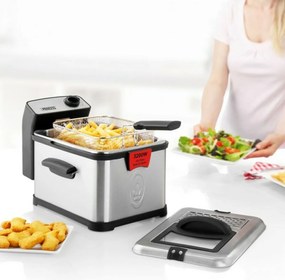 Φριτέζα Princess 01.183001.01.050 3 L Μαύρο Ασημί