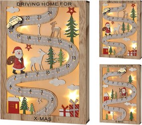 ΜΑΓΙΚΆ ΗΜΕΡΟΛΌΓΙΑ ADVENT CALENDAR ROAD WITH LED DH8065370