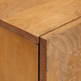 vidaXL Πλαϊνό γραφείο Ανοιχτό καφέ 33.5 x 40 x 75 εκ