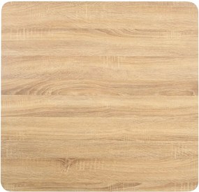 vidaXL Τραπέζι Bistro Ανοιχτό Καφέ 80 x 80 εκ. από MDF
