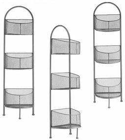 Ράφια Gift Decor Ασημί Μέταλλο 21,2 x 97 x 28,5 cm (4 Μονάδες)